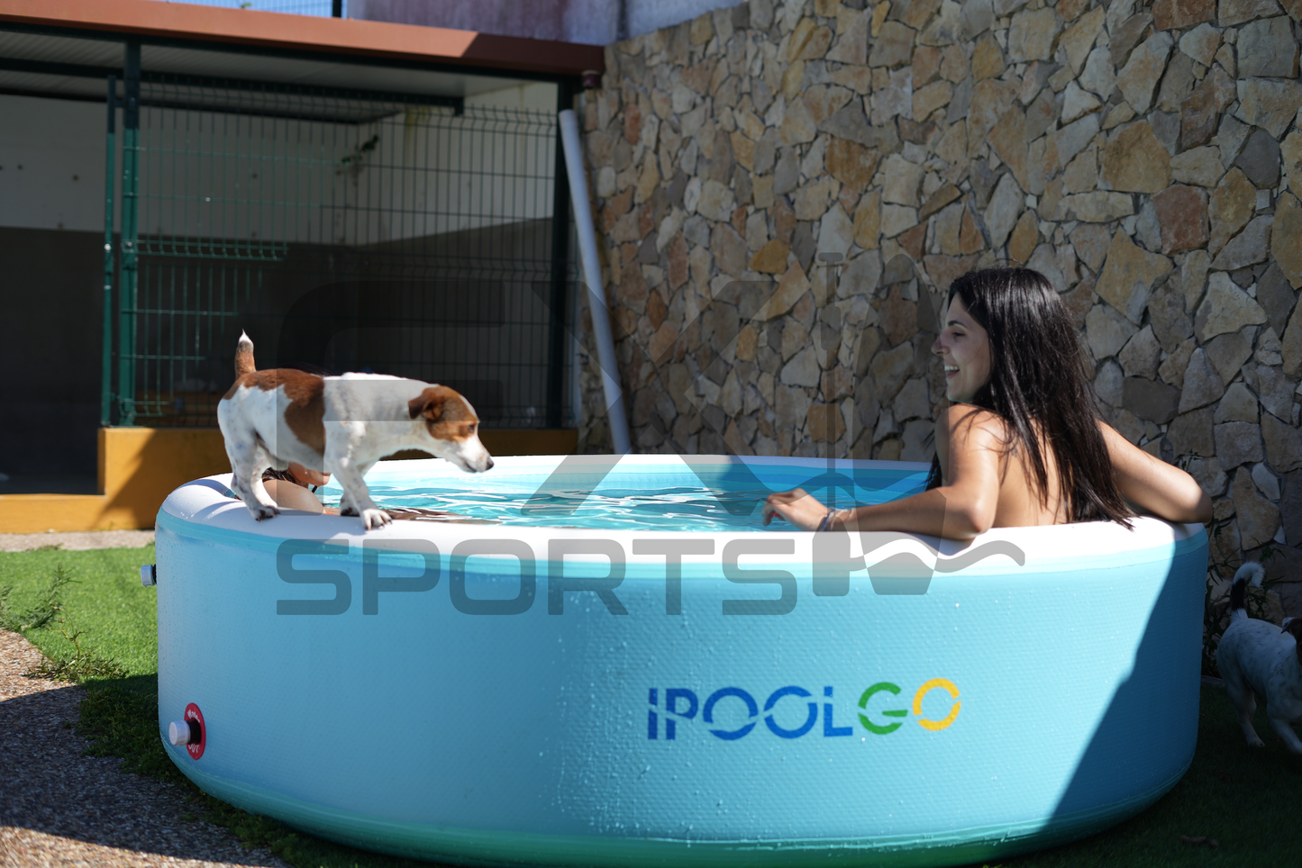 IPOOLGO Drop Stitch Outdoor Inflatable Pool