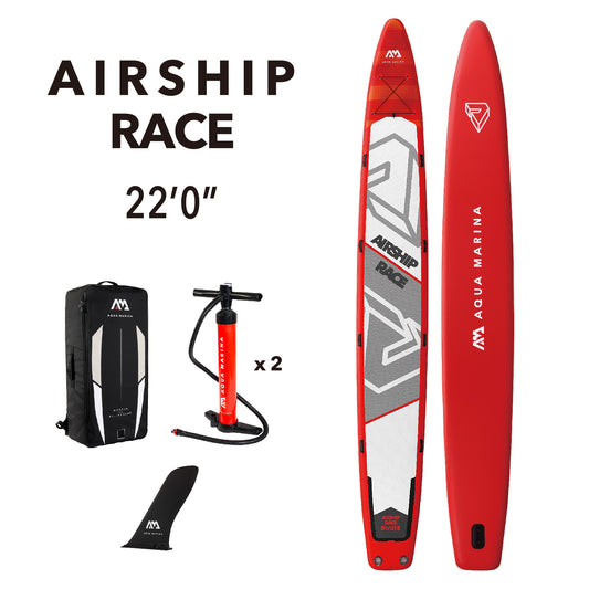 Stand Up Paddle Set AQUA MARINA AIRSHIP RACE 22'0'' / 670cm